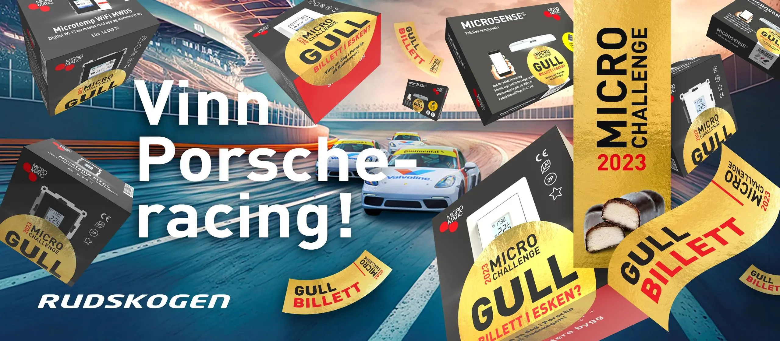 MicroChallenge – Vinn Porsche-racing på Rudskogen!