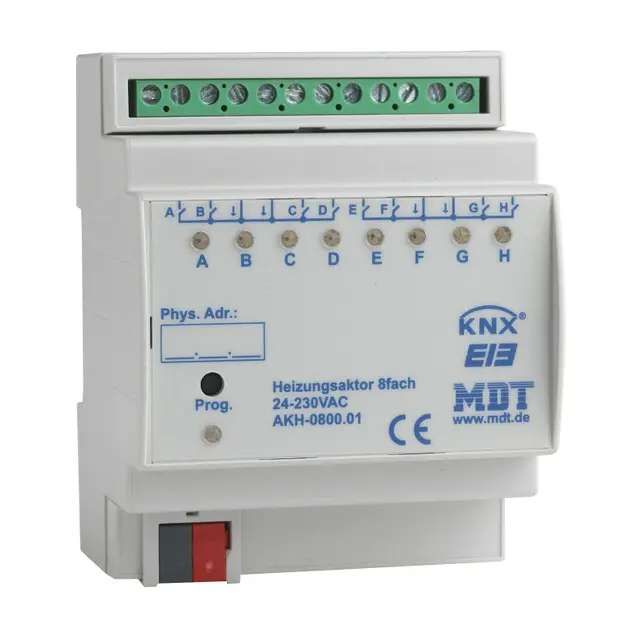 KNX varmeaktuator 8k 24-230V AKH-0800