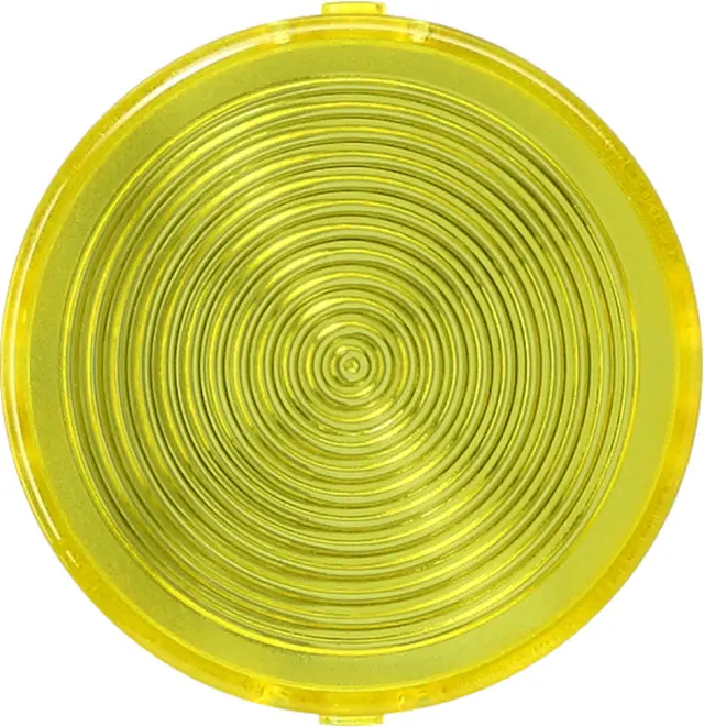 Lyssignal glass gul f.stål/55