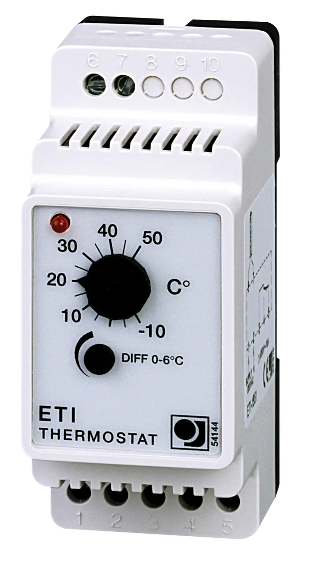 Termostat, ETI-1551, -10-50 gr.C.