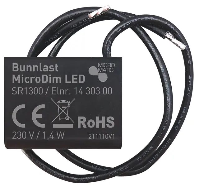 Bunnlast MicroDim LED, 230 V / 1.4 W