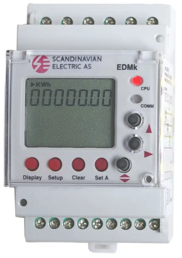 Måler EDMK 3-fase kWh - Måler 230/ 400VAC .../5A