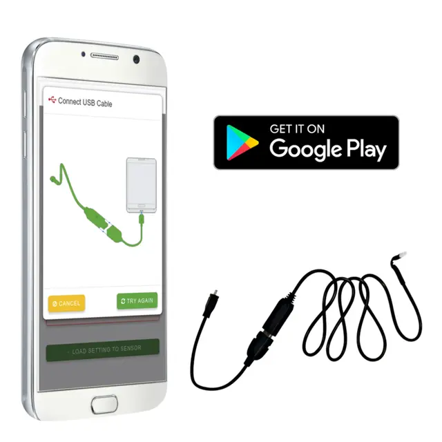 Komfyrvakt kabel til Androide enhet for app, SE1000