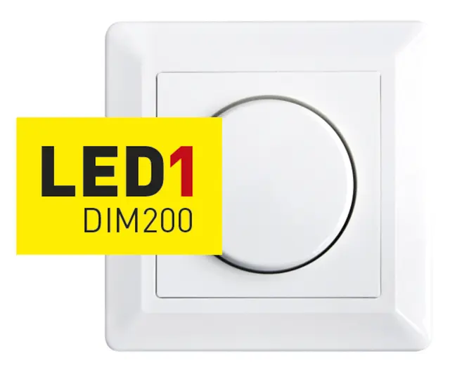 Dimmer LED1 DIM200 Trykk/vri