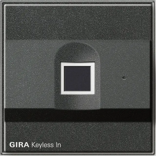 Fingeravtrykkleser Gira TX_44 antrasitt